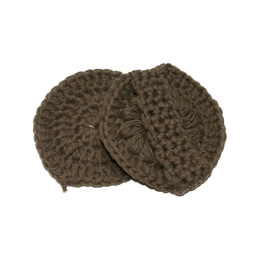 Crocheted Facial rounds (Set of 10) 100% Cotton Soft w/ Laundry Bag
